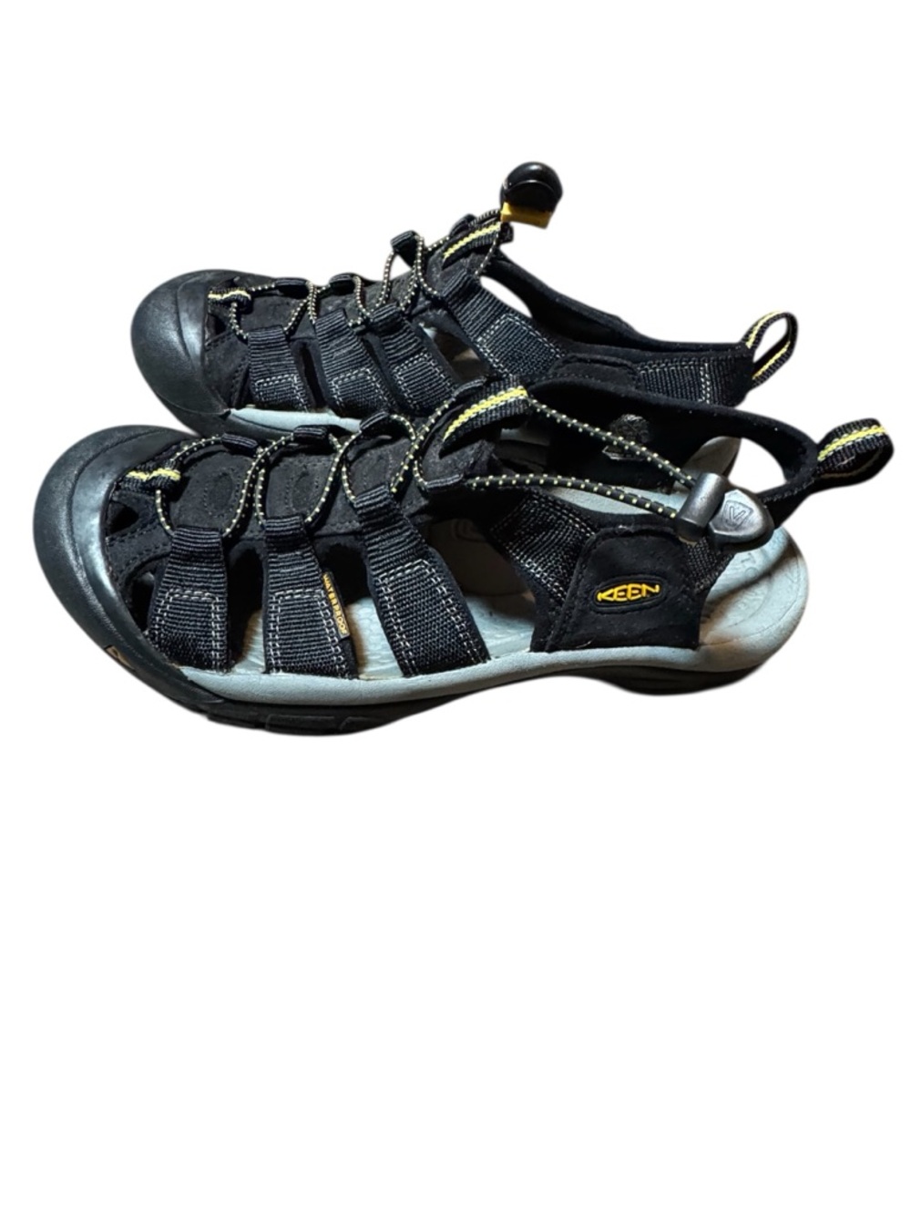 KEEN Newport Waterproof Walking Shoes Womens Sz 9.5 Black Outdoor Sport Sandals